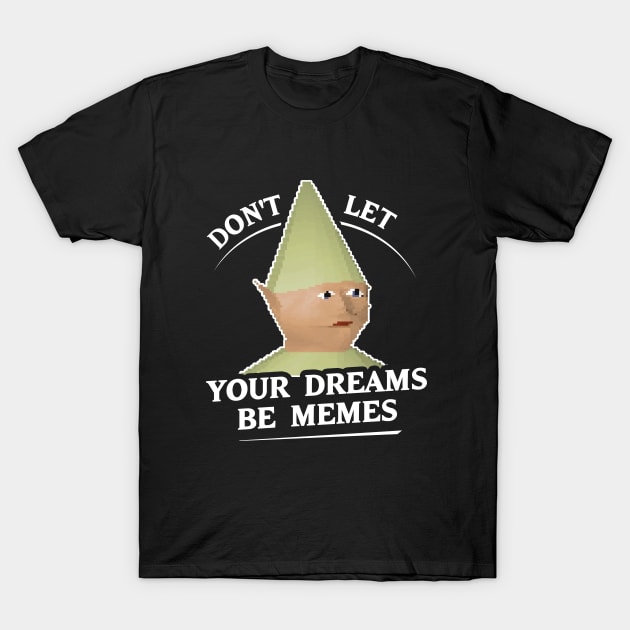 Don't Let Your Dreams Be Memes T-Shirt by dumbshirts